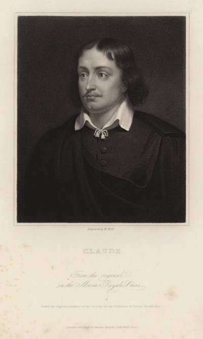 Claude Lorrain, französischer Maler der Barockzeit. Graviert von William Holl von Claude Lorrain